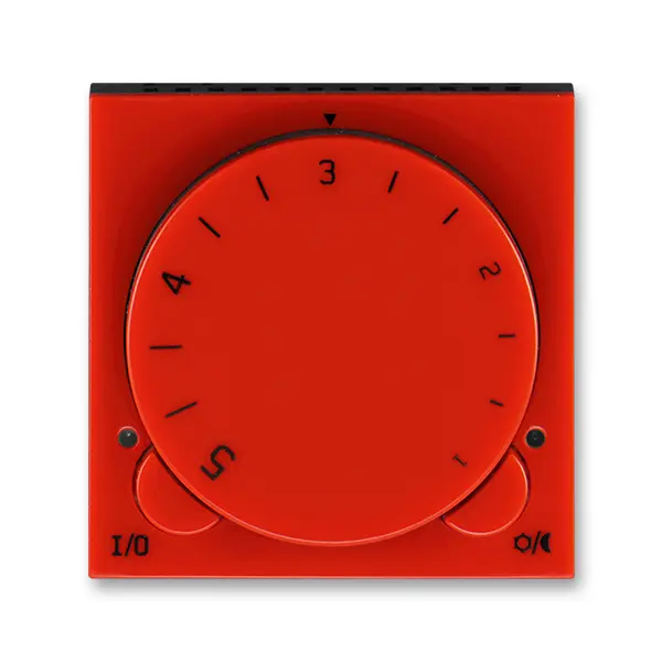 termostat univerzální otočný LEVIT 3292H-A10101 65 červená/kouř.černá